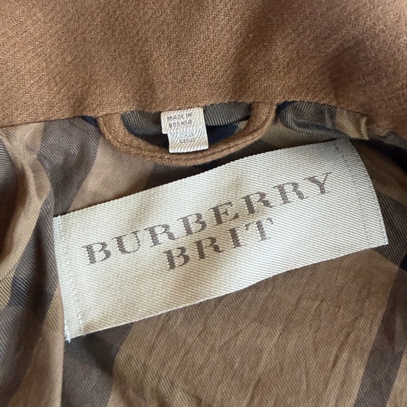 Burberry Brit Tan and Brown Coat - Picture 3 of 5